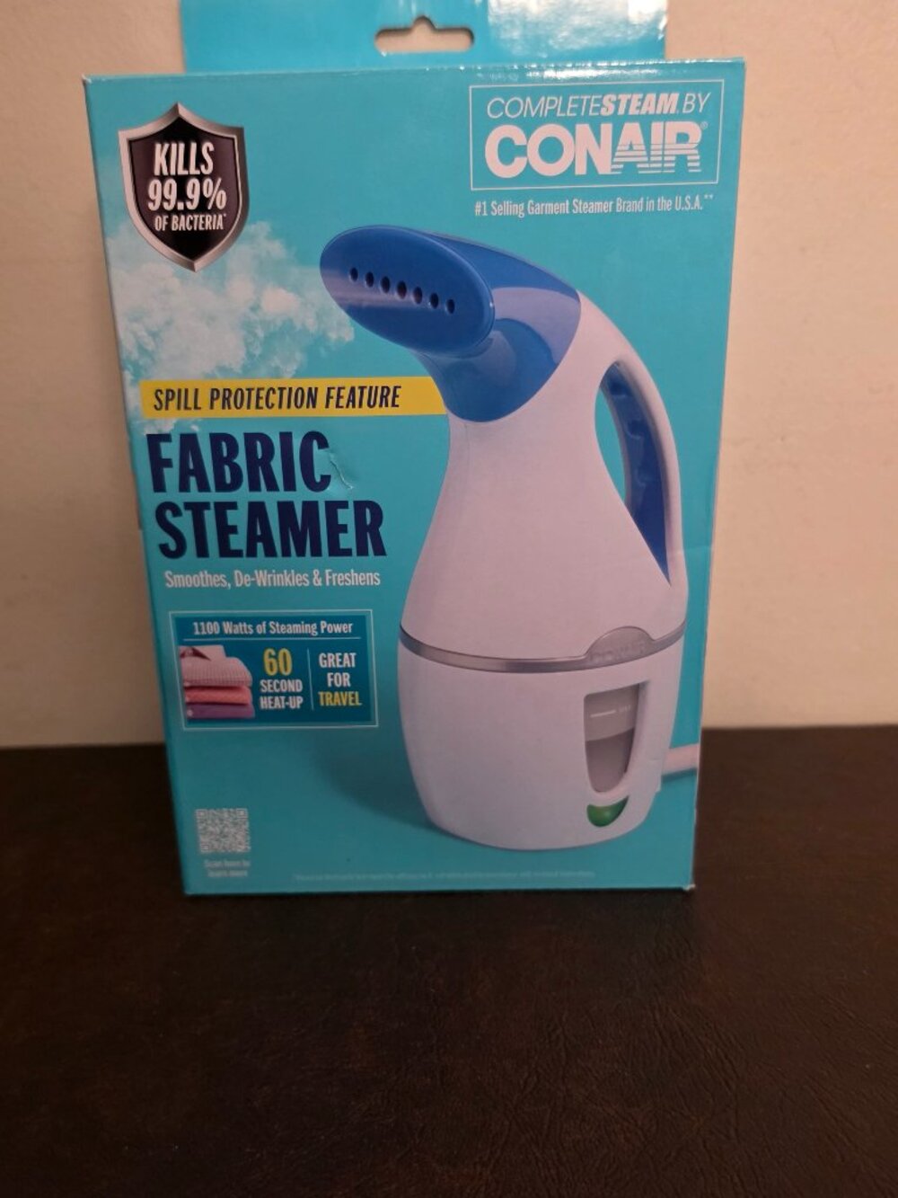 The Conair Complete Steam Handheld Fabric Clothes Steamer powerful 1100 Watt.